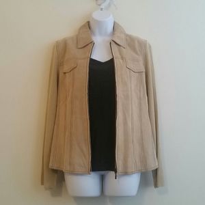 NWT Coldwater Creek Suede jacket